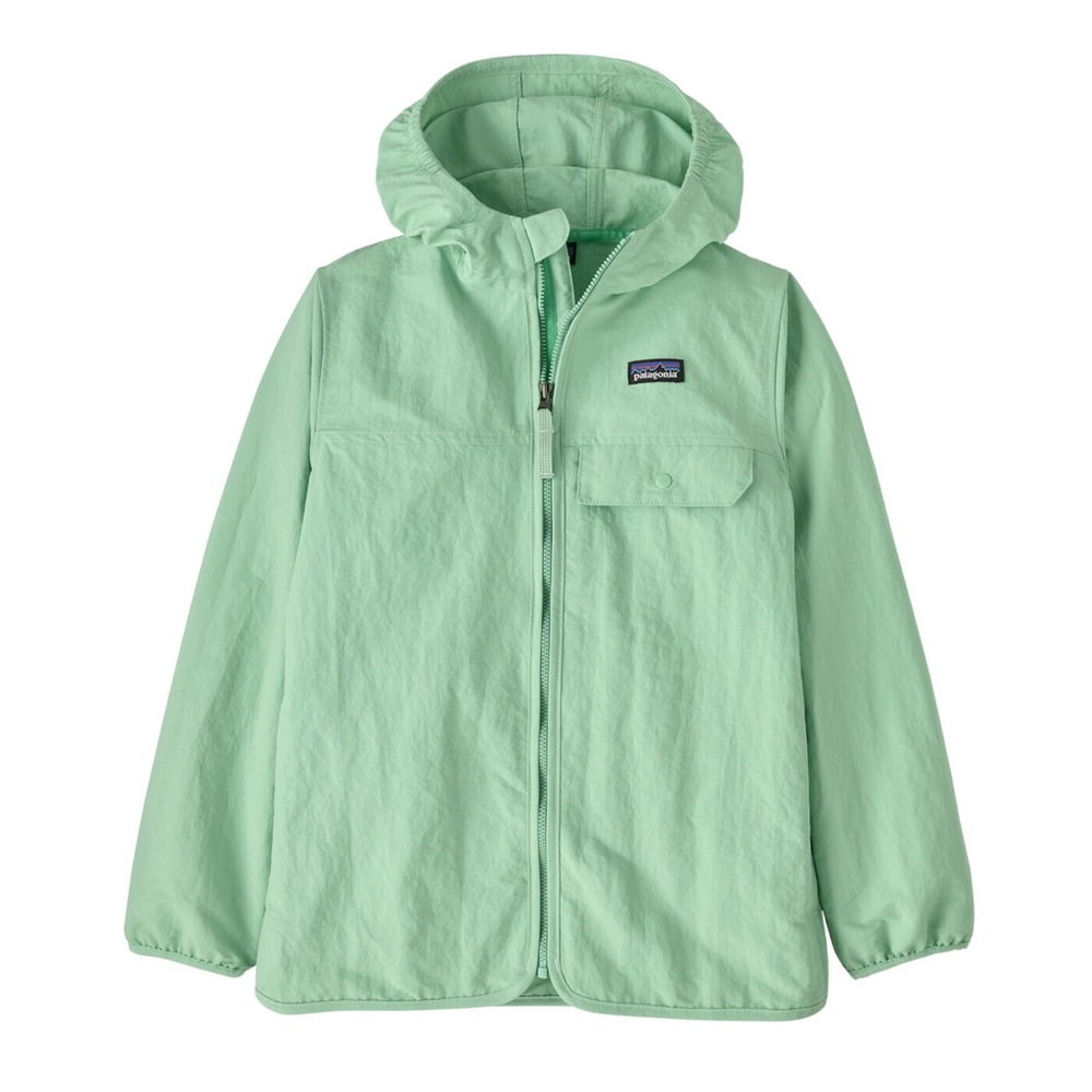 Patagonia Light Green Hooded Jacket